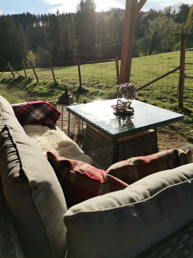 gemütliche Zeit in der Laube